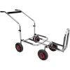 CHARIOT RIVE TRANSPORTER INOX 4 ROUES