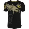 TEE SHIRT MANCHES COURTES HOMME HOT SPOT DESIGN FISHING MANIA CATFISH - NOIR